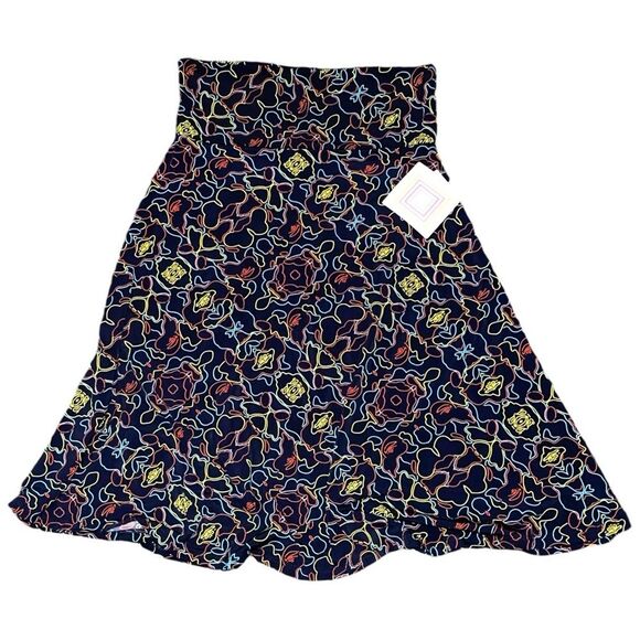 NWT LuLaRoe Azure Multicolored Pattern Skirt | Medium - Picture 2 of 3